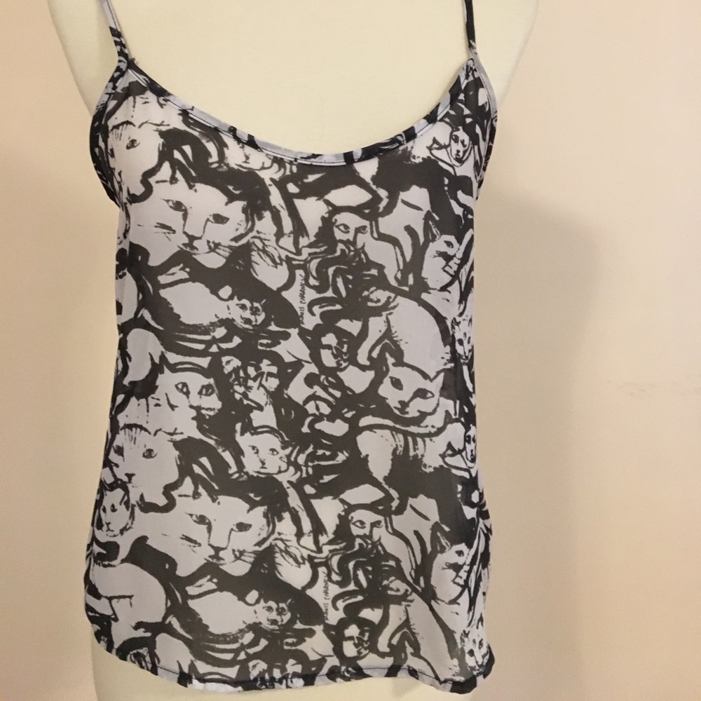 American apparel kitty tank.